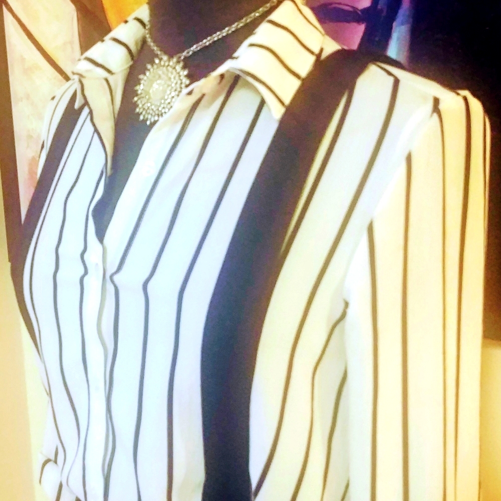 Blouse and suspender skirt